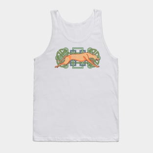 Rás Cú: Celtic Greyhound Tank Top